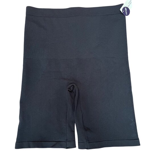 Shapermint Empetua Fresh Control Mid Waist Shaper Bike Shorts Black Sz 2XL 42066 - Picture 1 of 4